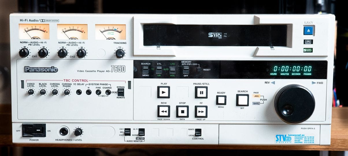 SVHS-spelare för digitalisering av vhs