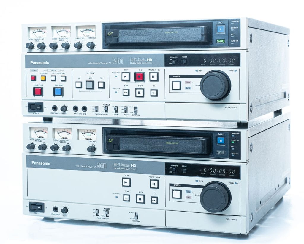 professionell vhs-bandspelare